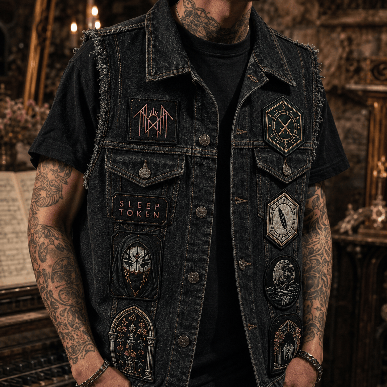 SLTK PREMIUM DENIM VEST NVH