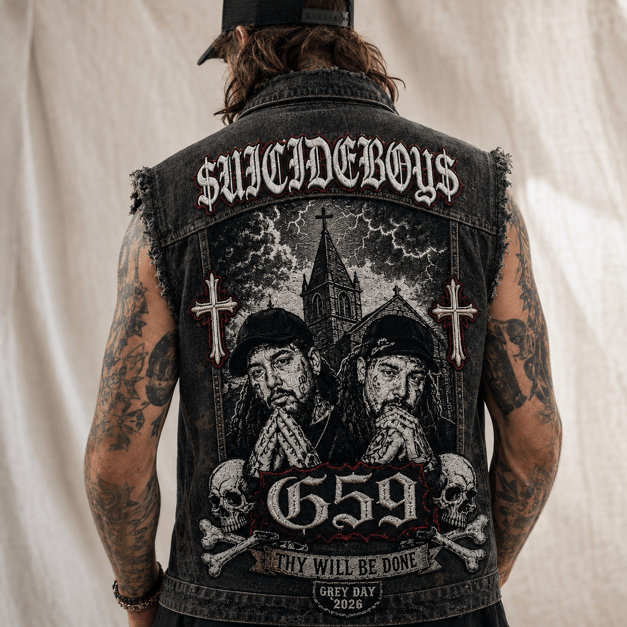 SCB PREMIUM DENIM VEST NVH