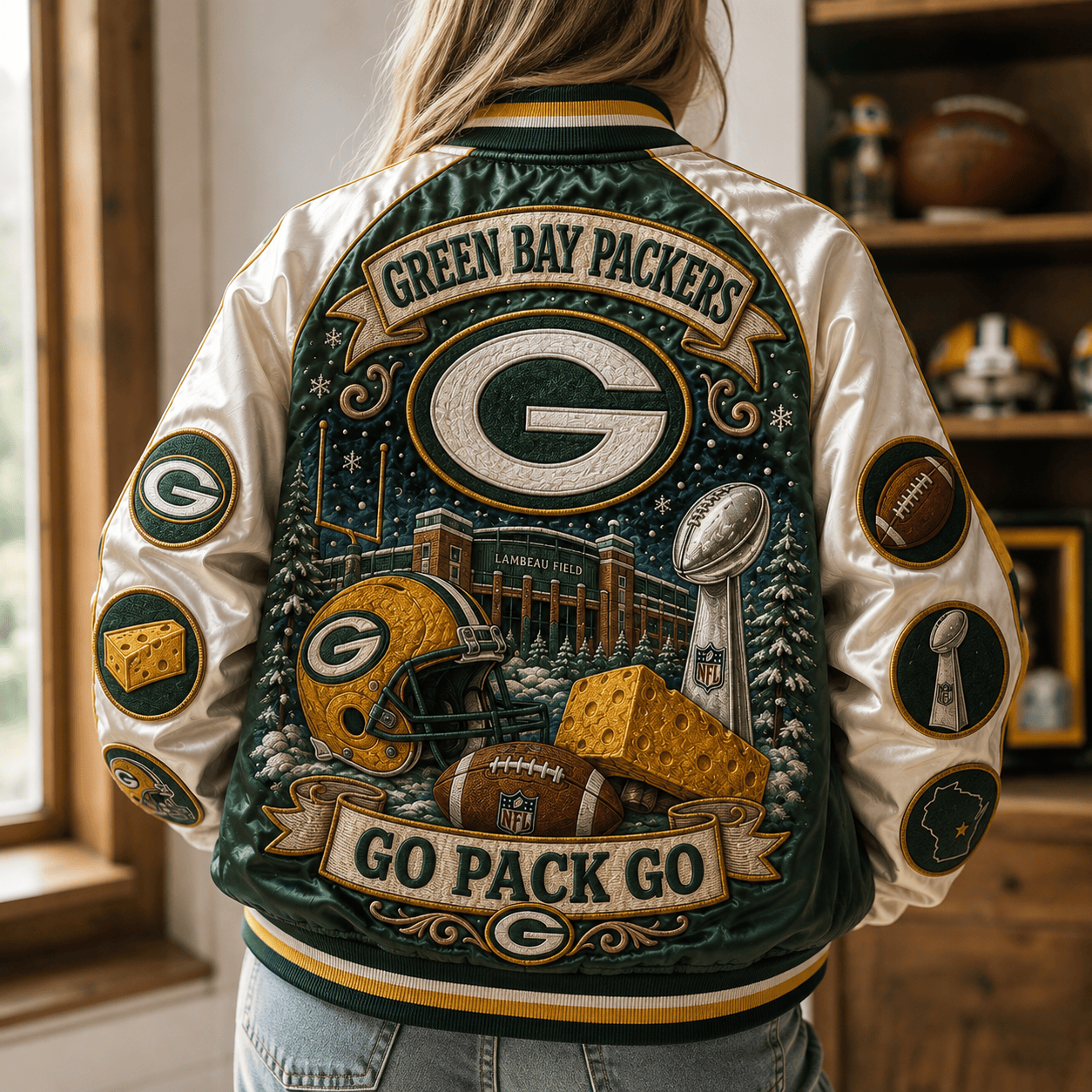 PREMIUM GBP SATIN BASEBALL JACKET PDL