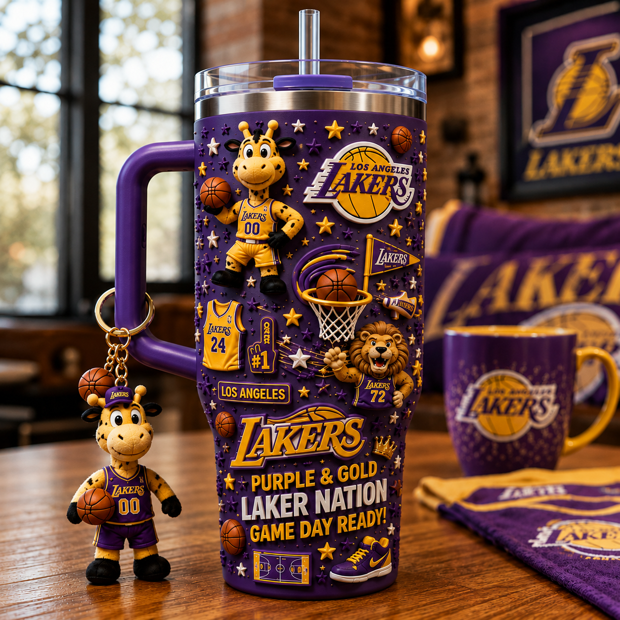 LAL 40oz Tumbler With Handle DNBN
