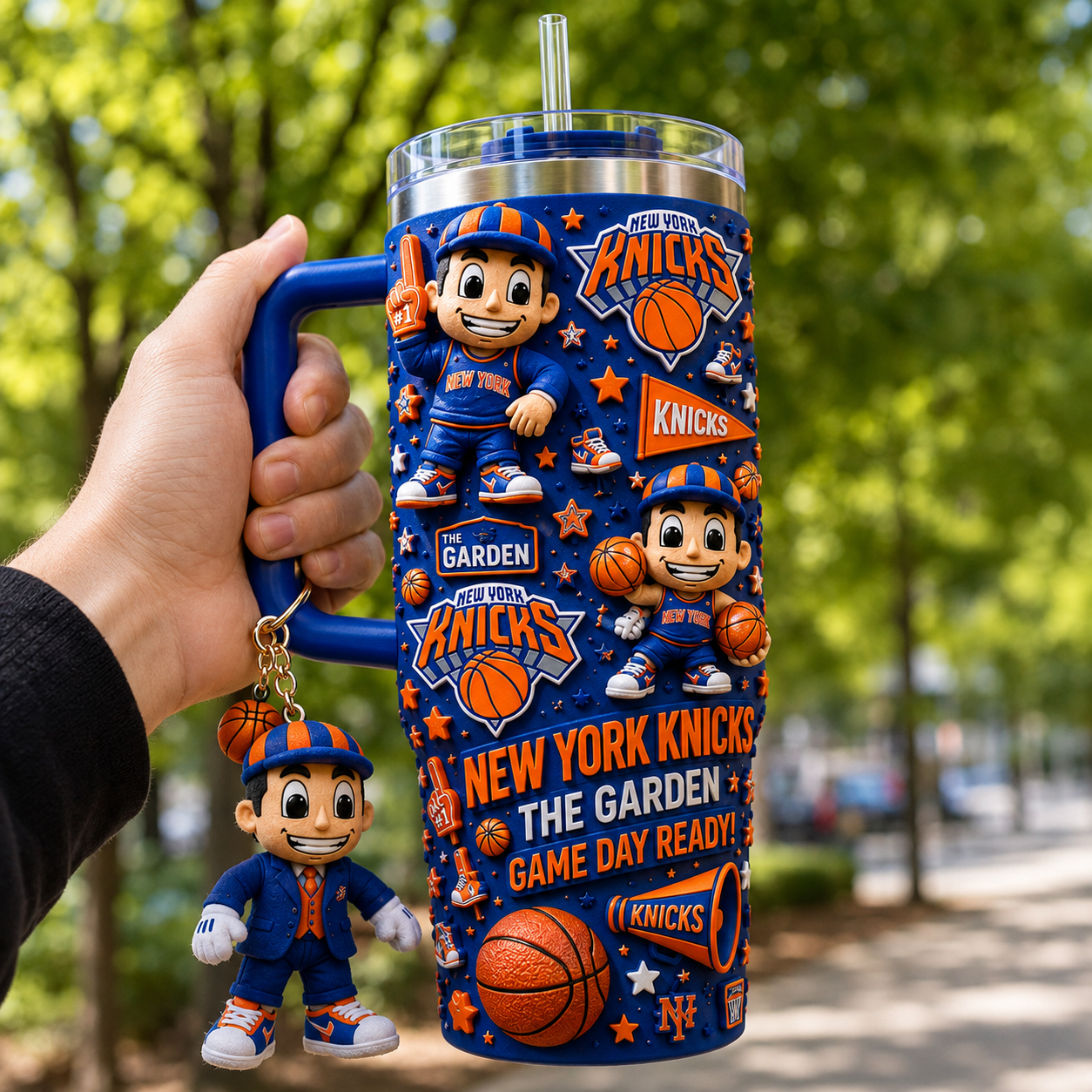 NYK 40oz Tumbler With Handle DNBN